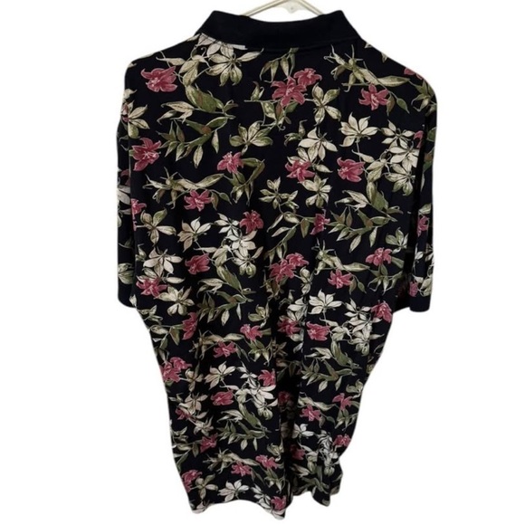 Izod Floral Polo Golf Shirt - Picture 3 of 4